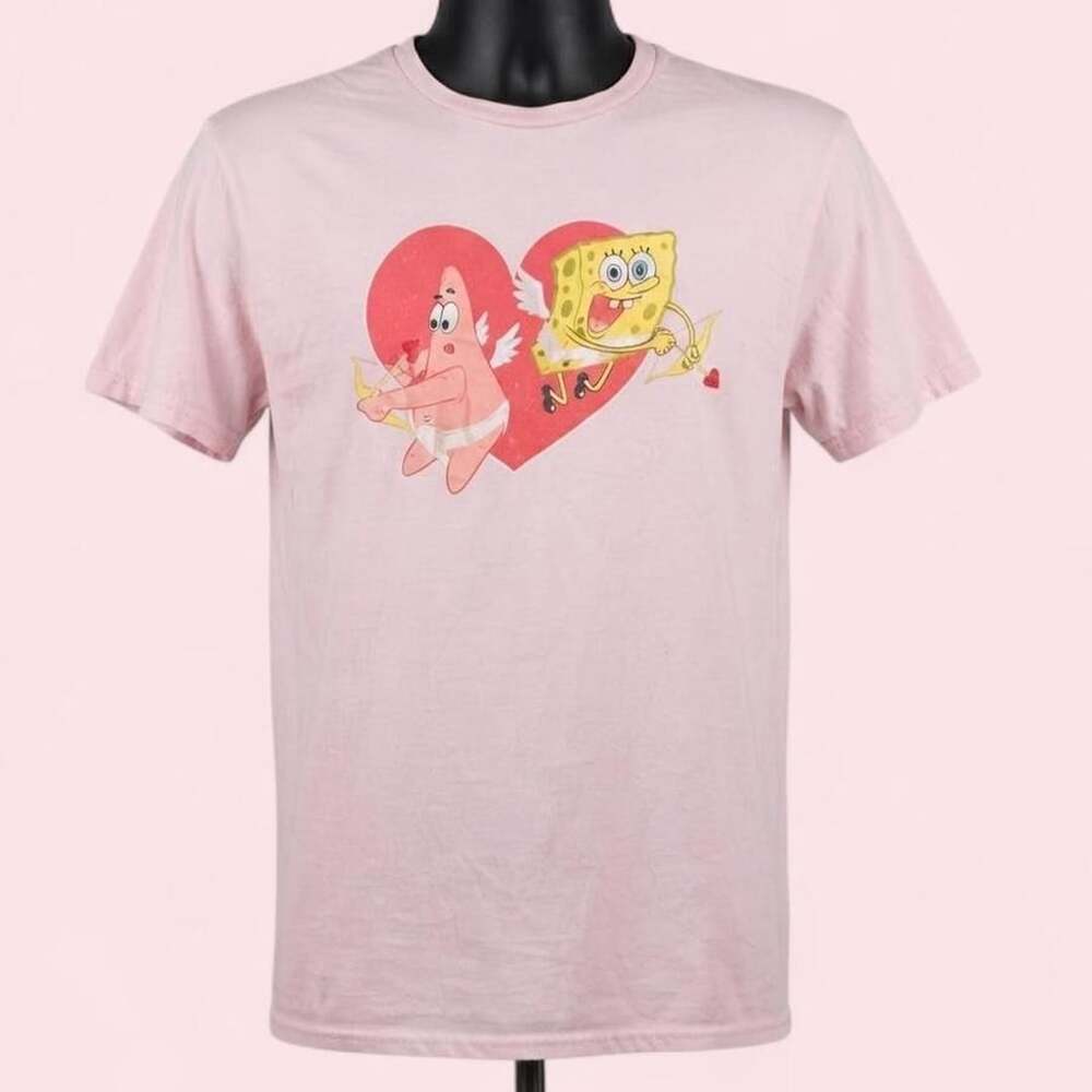 Nickelodeon SpongeBob SquarePants Cupid Patrick Valentine Graphic T-Shirt
